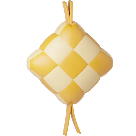 Ketupat  3D Icon