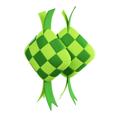 Ketupat  3D Icon