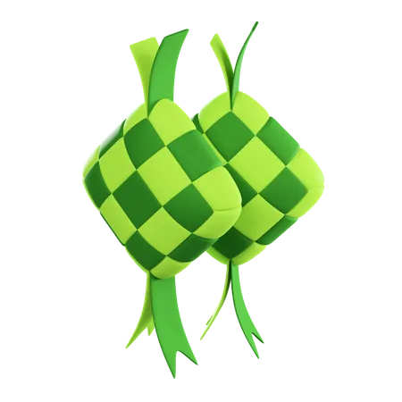 Ketupat  3D Icon