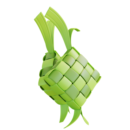 Ketupat  3D Icon