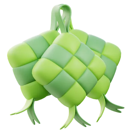 Ketupat  3D Icon