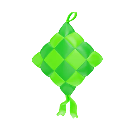 Ketupat  3D Icon