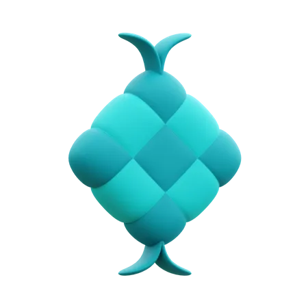 Ketupat  3D Icon