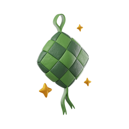 Ketupat  3D Icon