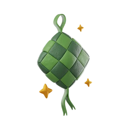 Ketupat  3D Icon