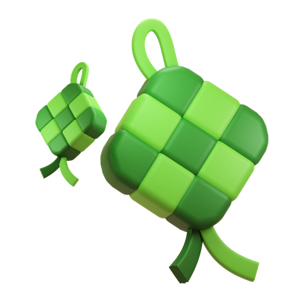 Ketupat  3D Icon