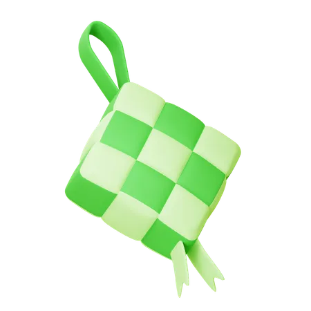 Ketupat  3D Icon