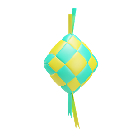 Ketupat  3D Icon