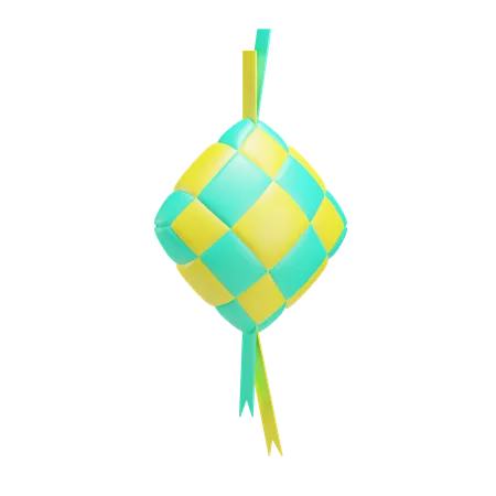 Ketupat  3D Icon