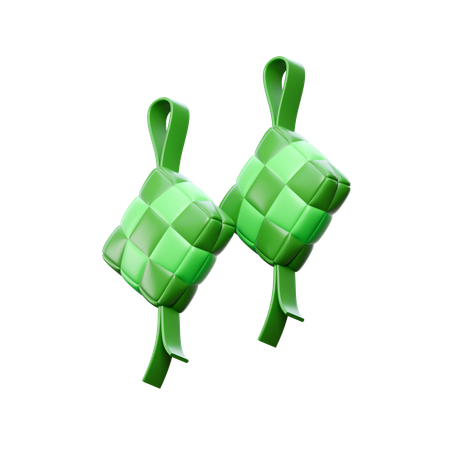 Ketupat  3D Icon