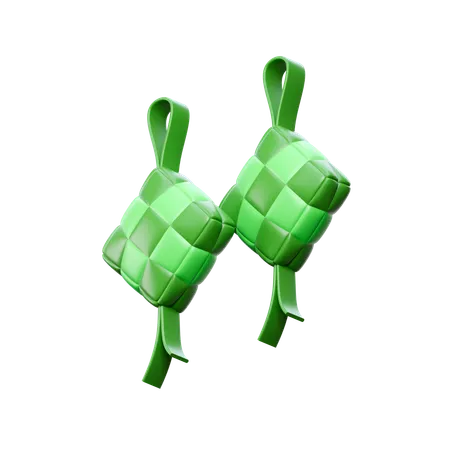 Ketupat  3D Icon