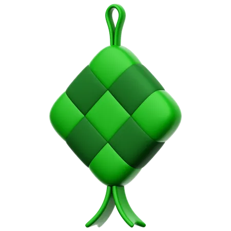 Ketupat  3D Icon