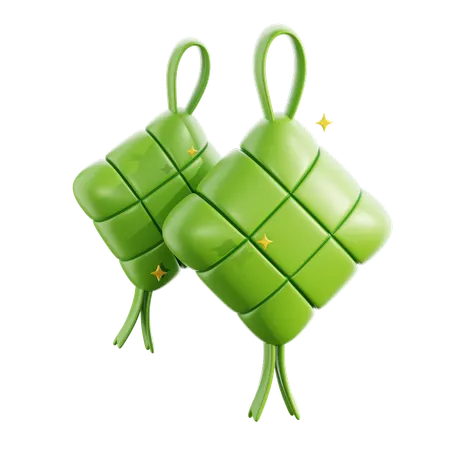 Ketupat  3D Icon