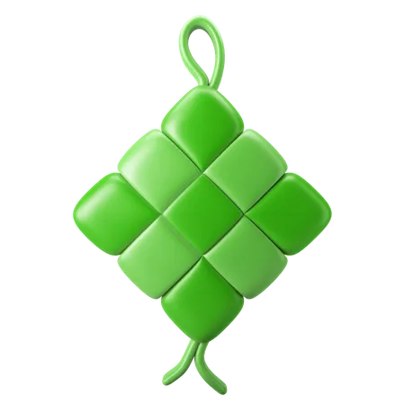 Ketupat  3D Icon