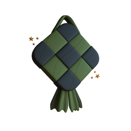 Ketupat  3D Icon