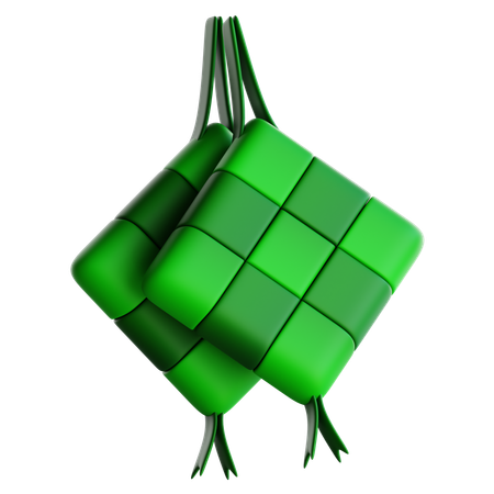 Ketupat  3D Icon