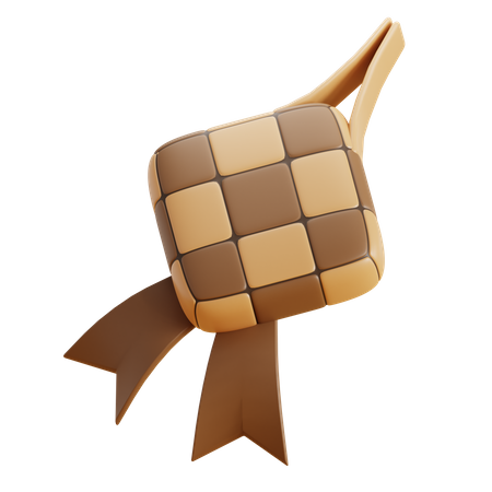 Ketupat  3D Icon