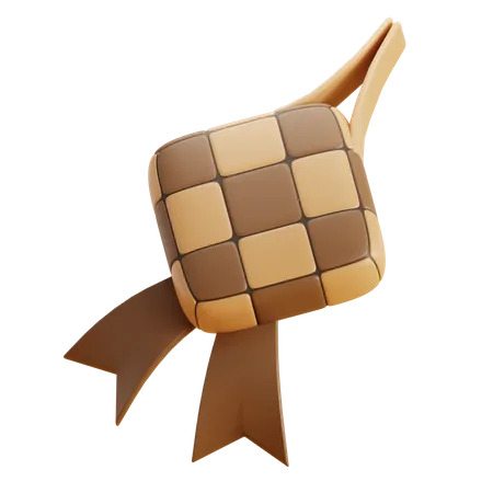 Ketupat  3D Icon