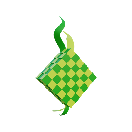 Ketupat  3D Icon