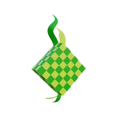 Ketupat  3D Icon