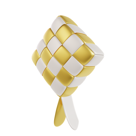 Ketupat  3D Icon