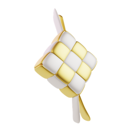 Ketupat  3D Icon