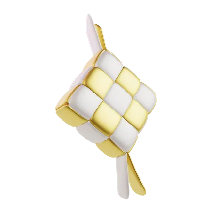 Ketupat  3D Icon