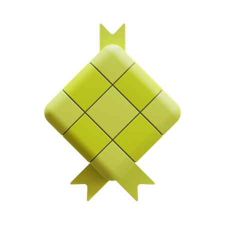 Ketupat  3D Icon