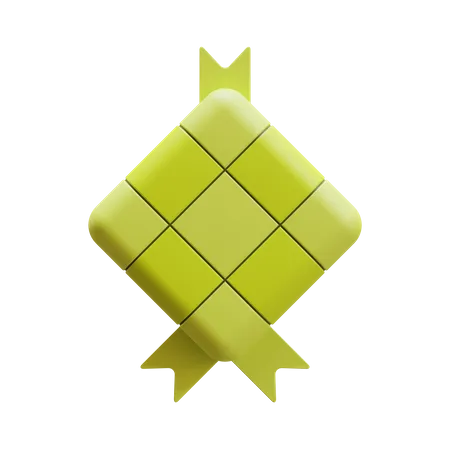 Ketupat  3D Icon