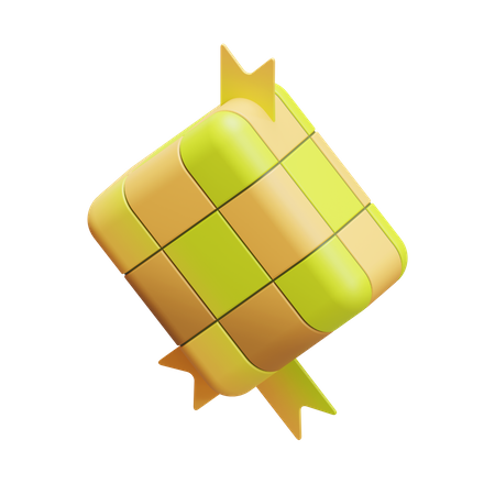 Ketupat  3D Icon