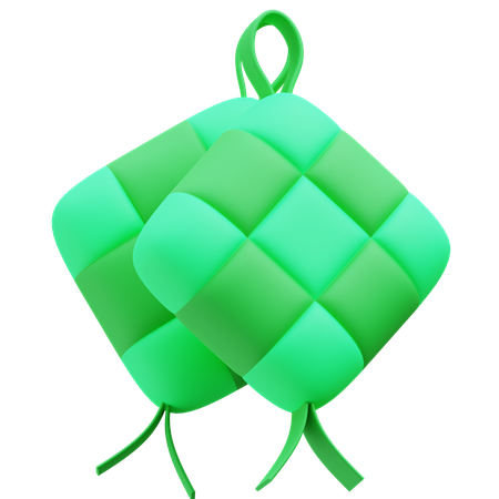Ketupat  3D Icon