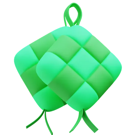 Ketupat  3D Icon