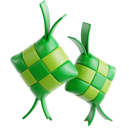 Ketupat  3D Icon