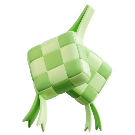 Ketupat  3D Icon