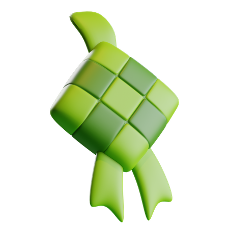 Ketupat  3D Icon