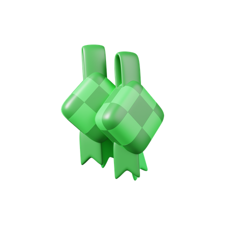 Ketupat  3D Icon