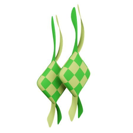 Ketupat  3D Icon