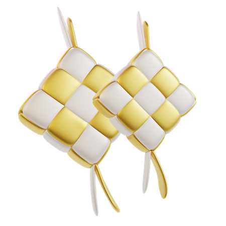 Ketupat  3D Icon