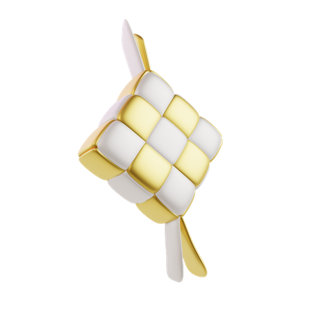 Ketupat  3D Icon