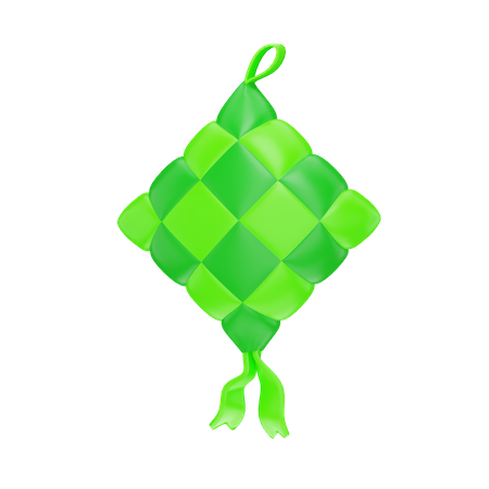 Ketupat  3D Icon