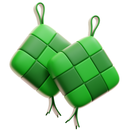 Ketupat  3D Icon