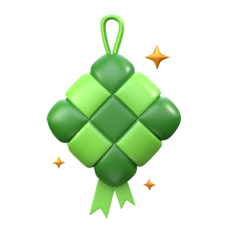 Ketupat  3D Icon