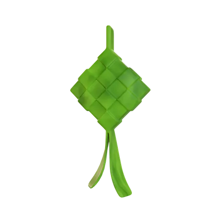 Ketupat  3D Illustration