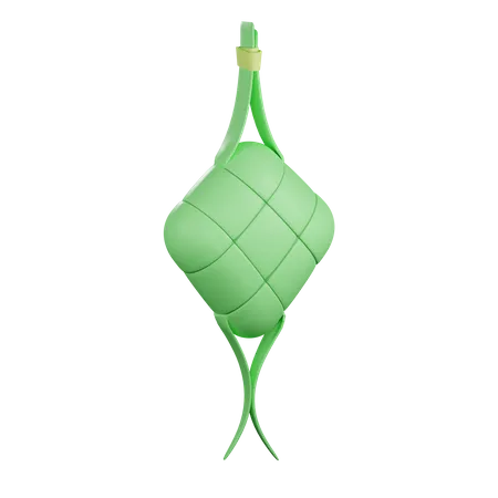 Ketupat  3D Illustration