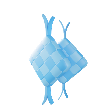 Ketupat  3D Illustration