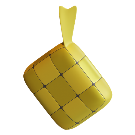 Ketupat  3D Illustration