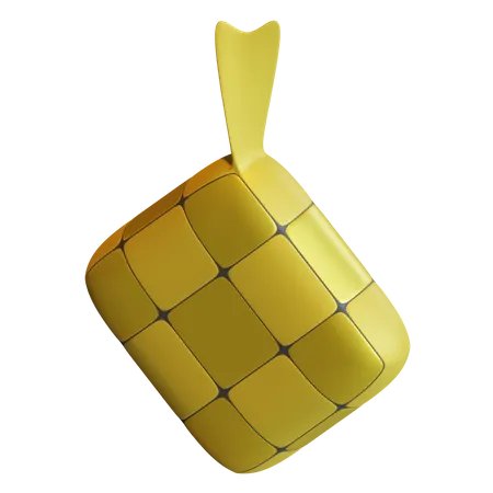 Ketupat  3D Illustration