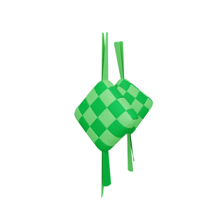 Ketupat  3D Illustration