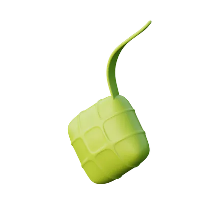 Ketupat  3D Illustration