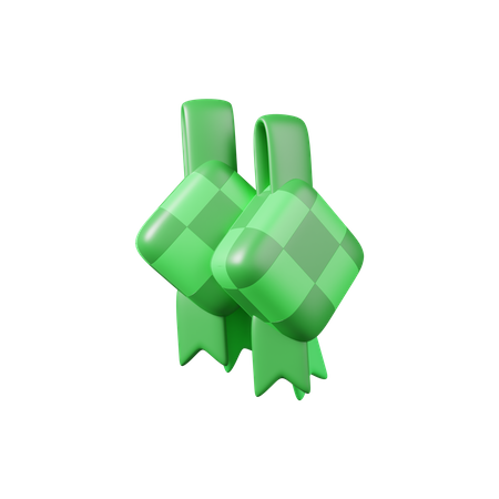 Ketupat  3D Illustration